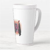 Tasse Latte Feminine Surrealism in Warm Tones (Angle droit)