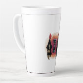 Tasse Latte Feminine Surrealism in Warm Tones (Angle gauche)