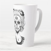 TASSE LATTE FEMME À TÊTE DE CRÂNE  (Angle droit)
