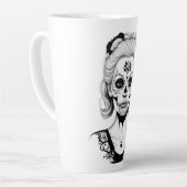TASSE LATTE FEMME À TÊTE DE CRÂNE  (Angle gauche)