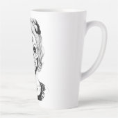 TASSE LATTE FEMME À TÊTE DE CRÂNE  (Droite)