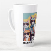 Tasse Latte Femme de chat sans enfant dames de chat sans enfan (Angle gauche)