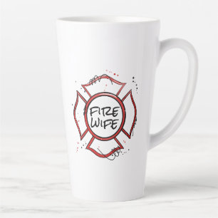 Tasse Latte Femme de feu