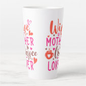 Tasse Latte Femme Mère Lover café (Devant)