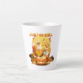 Tasse Latte Femmes juste une fille qui aime Poméranie (Devant)