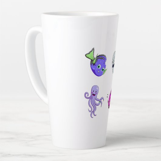 Tasse Latte Femmes Tee - shirts, Chemises hommes (Angle gauche)