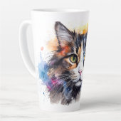 Tasse Latte Feral Calico #87 (Angle gauche)