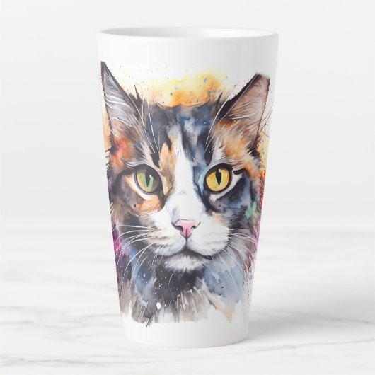 Tasse Latte Feral Calico #87 (Devant)