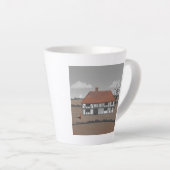 Tasse Latte Ferme aux faisans (Angle droit)
