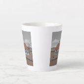 Tasse Latte Ferme aux faisans (Devant)