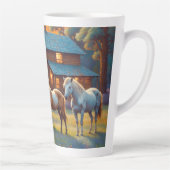 Tasse Latte Ferme équine (Droite)