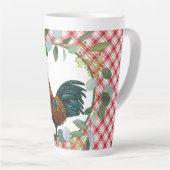 Tasse Latte Ferme Eucalyptus Wreath & Rooster (Angle droit)
