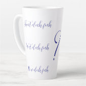 Tasse Latte Ferme ta grande Gueule (Angle gauche)