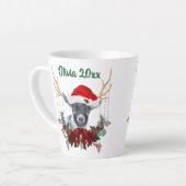 Tasse Latte Festif Noël Pygmée chèvre enfant (Angle gauche)