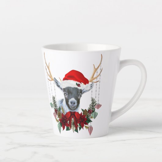 Tasse Latte Festif Noël Pygmée chèvre enfant (Droite)