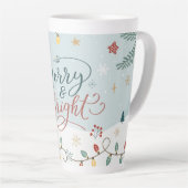 Tasse Latte Festif Winter Wonderland Holiday (Angle droit)