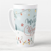 Tasse Latte Festif Winter Wonderland Holiday (Angle gauche)