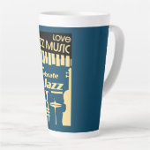 Tasse Latte Festival Et Concerts De Jazz (Angle droit)