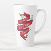 Tasse Latte Festivals Fêtes Fêtes de Noël (Droite)