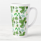 Tasse Latte Festive St. Patrick's Day irlandais inspiré (Droite)