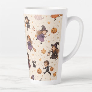 Tasse Latte Fête d'anniversaire Spooctacular Halloween