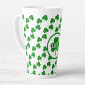 Tasse Latte Fête de Saint-Patricks (Angle gauche)