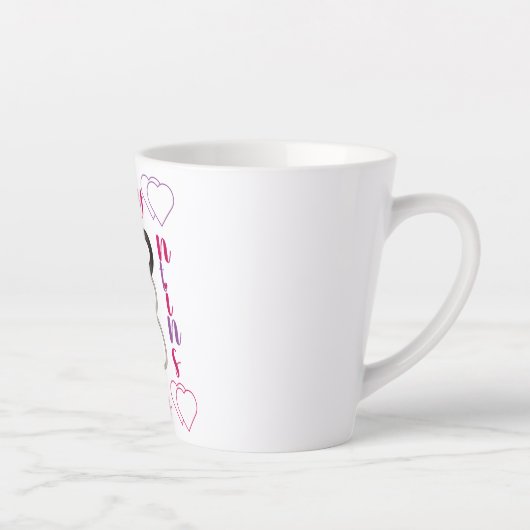 Tasse Latte fête des valentines (Droite)