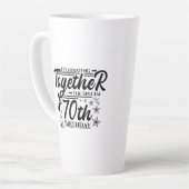 Tasse Latte fête le 70e anniversaire (Angle gauche)