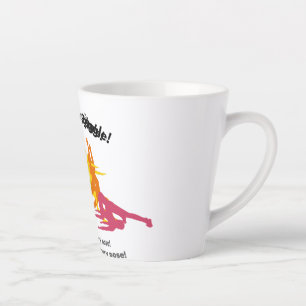 Tasse Latte Fêter la Journée internationale du yoga pour enfan