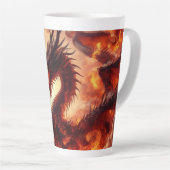 Tasse Latte Feu de dragon (Angle droit)