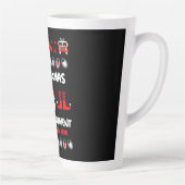 Tasse Latte Feu de pompier laide xmas (Droite)