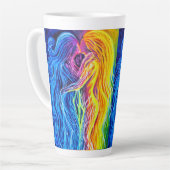 Tasse Latte Feu et eau (Angle gauche)
