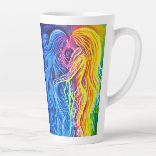 Tasse Latte Feu et eau (Droite)