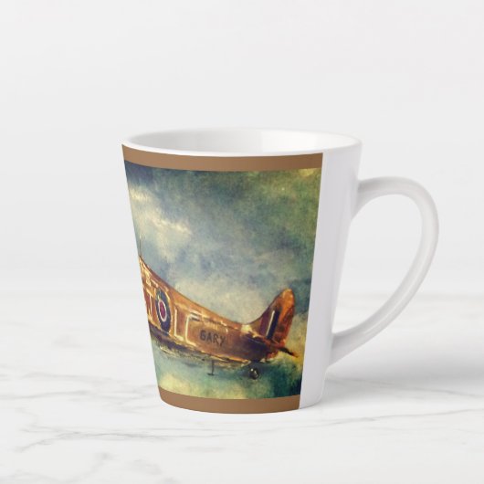 Tasse Latte Feu Spitfire (Droite)