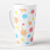 Tasse Latte Feuille coloré (Angle gauche)