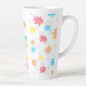 Tasse Latte Feuille coloré (Droite)
