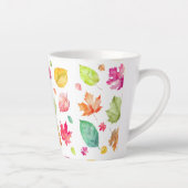 Tasse Latte Feuille d'automne (Droite)
