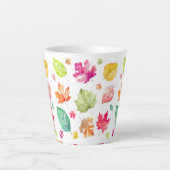Tasse Latte Feuille d'automne (Devant)