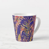 Tasse Latte Feuille de tigre (Angle droit)