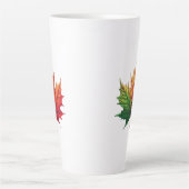Tasse Latte Feuille d'érable grande (Devant)