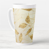 Tasse Latte Feuille d'or grande (Angle gauche)