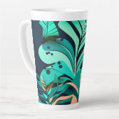 Tasse Latte feuilles (Angle gauche)