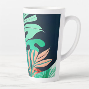 Tasse Latte feuilles