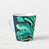 Tasse Latte feuilles (Angle gauche)