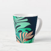 Tasse Latte feuilles (Angle droit)