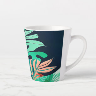 Tasse Latte feuilles