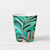 Tasse Latte feuilles (Devant)