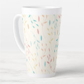 Tasse Latte feuilles d'arbre (Angle gauche)