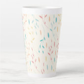 Tasse Latte feuilles d'arbre (Devant)