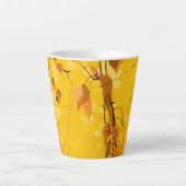 Tasse Latte Feuilles d'automne 3 (Devant)